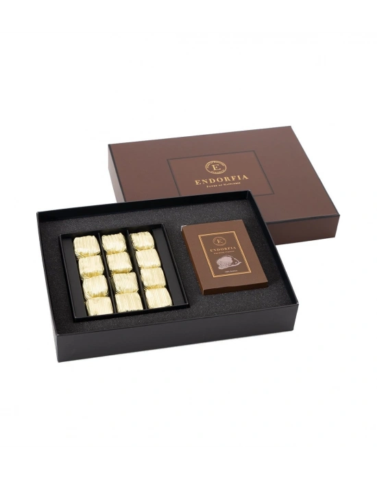 Twin Premium Fıstıklı Krokan Çikolata & Kahve - Kahverengi
