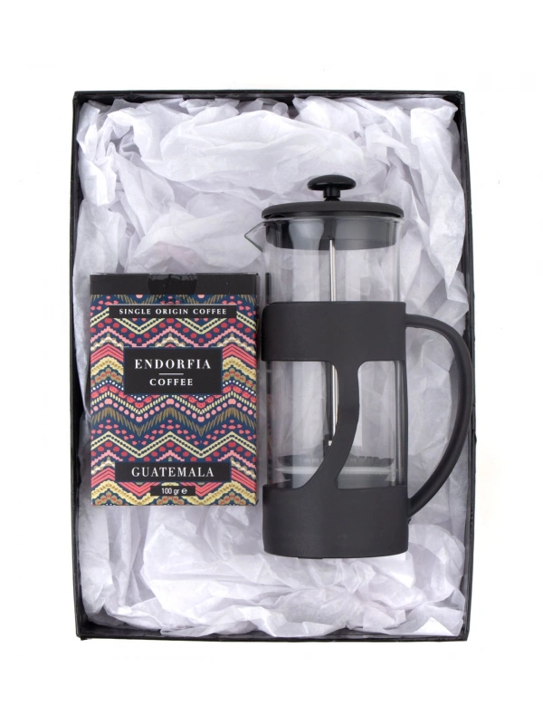 500 Ml French Press ve 100 gr Guatemala Kahve
