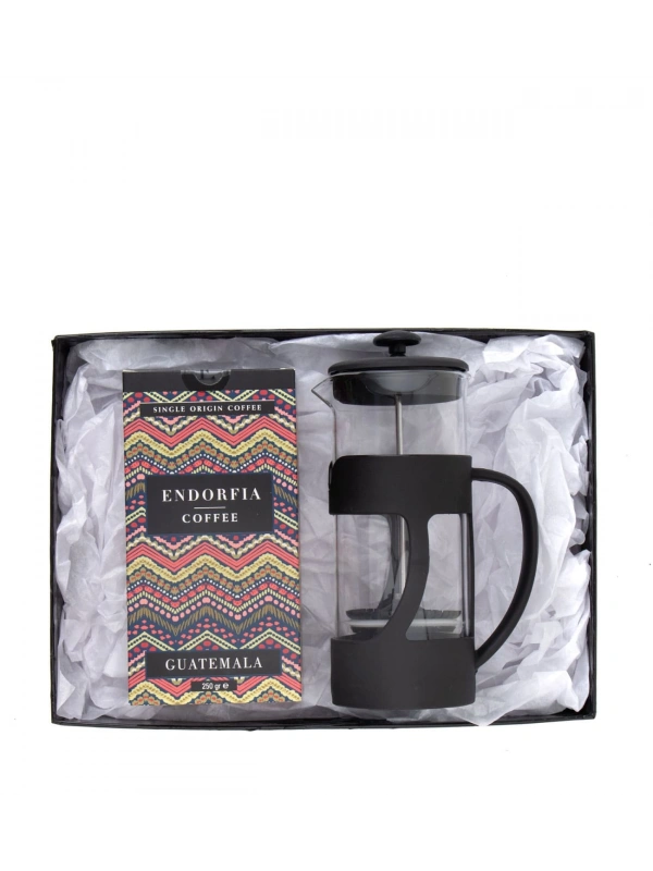 500 Ml French Press ve 250 gr Guatemala Kahve