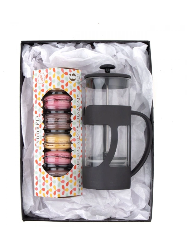 500 Ml French Press ve B2 Makaron