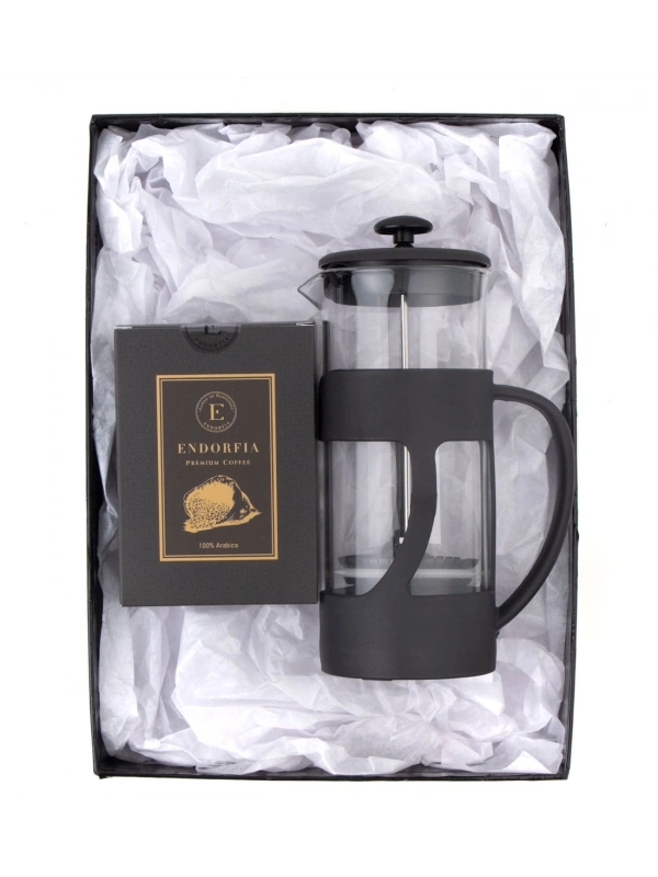 500 Ml French Press ve Filtre Kahve Siyah