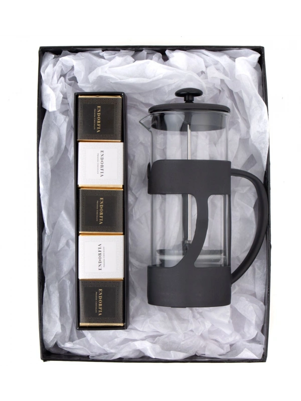 500 Ml French Press ve Single Slim Mix Madlen Gold