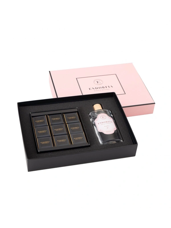 Double Premium Madlen Bitter Çikolata & Kolonya - Pembe