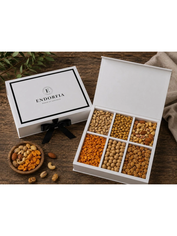 Endorfia Snack Mix Box – Leblebi & Kuruyemiş Seçkisi