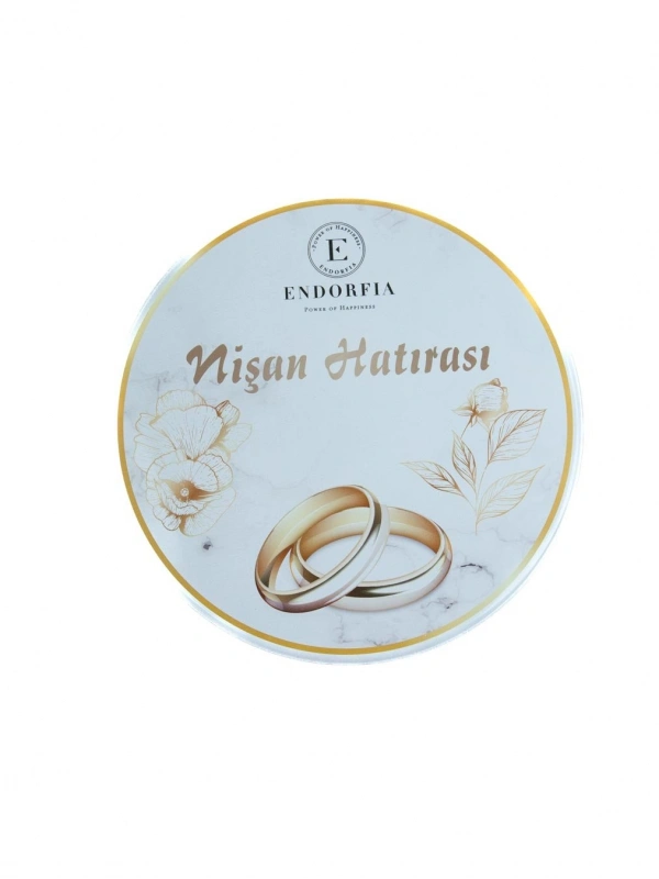 Metal Kutu Madlen Özel Gün Çikolatası - Nişan Hatırası