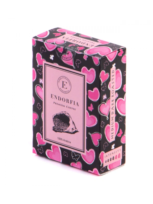 Premium Filtre Kahve - Kalpli siyah - Sevgiliye Hediye Kahve