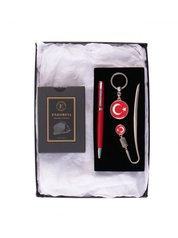 Premium Kahve Siyah - Ayyıldız Kalem Seti