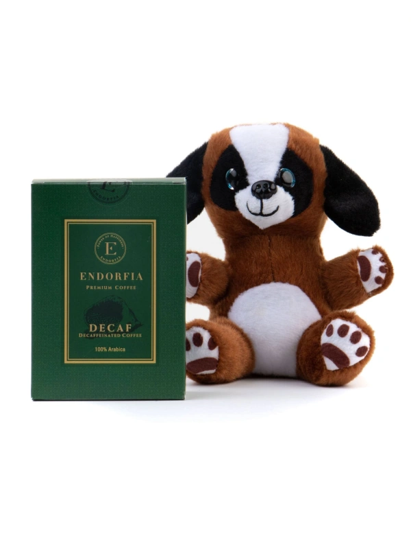 Sevimli Yavru Köpek ve Decaf(Kafeinsiz) Filtre Kahve