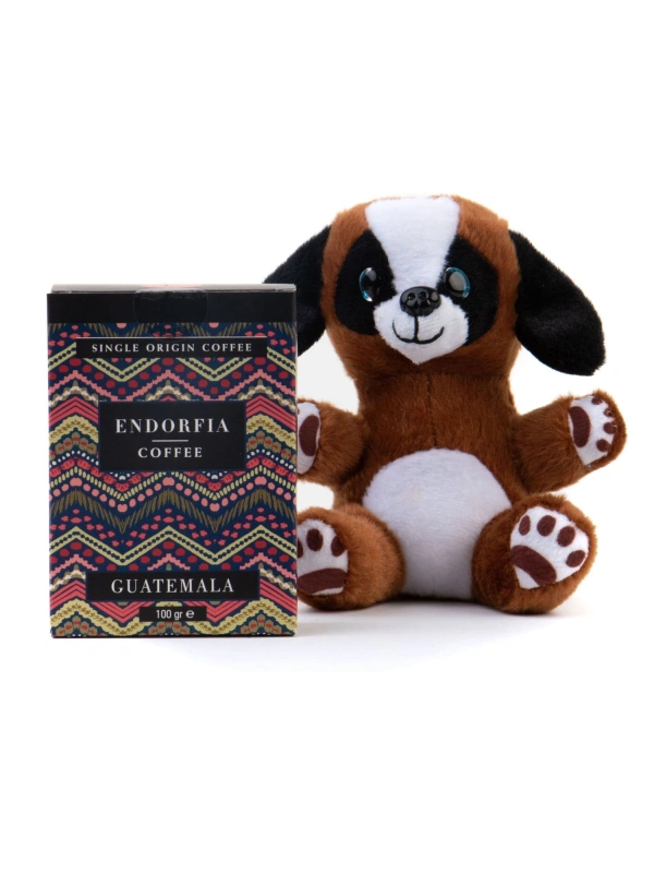 Sevimli Yavru Köpek ve Guatemala Hediyelik Dünya Kahvesi - 100 gr