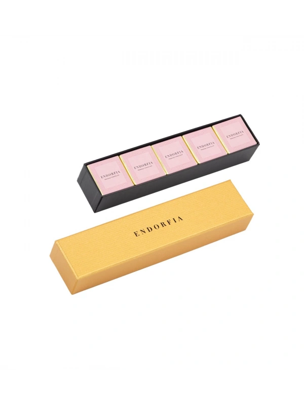 Single Slim Madlen Sütlü Çikolata Gold-Pembe