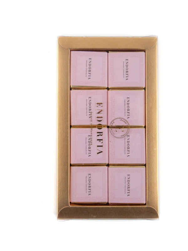 Sütlü Madlen Pembe - Büyük Kurumsal Kutu Gold