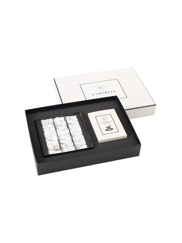 Twin Premium Duble Fıstıklı Çifte Kavrulmuş Lokum & Kahve - Beyaz