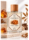 50 ML Dark Amber Cam Şişe Ahşap Kapak Kolonya