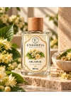50 ML Ihlamur Cam Şişe Ahşap Kapak Kolonya