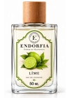 50 ML Lime Cam Şişe Ahşap Kapak  Kolonya