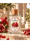 50 ML Pomagranate Cam şişe Ahşap Kolonya