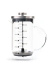 Borosilikat 600 Ml French Press ve B1 Makaron