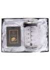 Borosilikat 600 Ml French Press ve Filtre Kahve Siyah