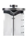Borosilikat 600 Ml French Press ve Filtre Kahve Siyah