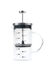 Borosilikat 600 Ml French Press ve  Single Slim Fıstıklı Kalp Çikolata Gold