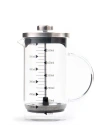 Borosilikat 600 Ml French Press ve Single Slim Mix Madlen Gold