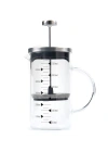 Borosilikat 600 Ml French Press ve Single Slim Mix Madlen Gold