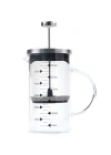 Borosilikat 600 Ml French Press ve Single Slim Mix Madlen Kırmızı