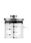 Borosilikat 600 Ml French Press ve Single Slim Mix Madlen Siyah