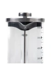 Borosilikat 600 Ml French Press ve Single Slim Mix Madlen Siyah