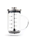 Borosilikat 600 Ml French Press ve Türk Kahvesi Siyah