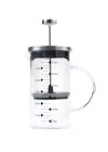 Borosilikat 600 Ml French Press ve Türk Kahvesi Siyah