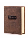 Double Brown Book Bitter Madlen Kurumsal  Çikolata & Kolonya - Kıdem Hediyeleri