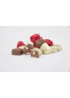 Double Maxi Fıstıklı Kalp Çikolata & Kolonya Gold-Kahverengi