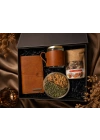 Endorfia Vintage Collection Premium Hediye Kutusu | Kış Çayı, Deri Kavanoz Kupa ve Doğal Atıştırmalık Seti