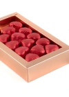 Fıstıklı Kalp Çikolata Büyük Kurumsal Kutu Rose