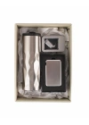 Kişiye Özel Bakla Desenli Çelik Termos-Usb Bellek 16 gb-Powerbank 5000mAh