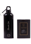 Kişiye Özel Çelik Matara Siyah - Premium Kahve