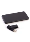 Kişiye Özel İsimli Powerbank Metal USB Siyah - Premium Kahve - Teknolojik Hediyeler