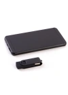 Kişiye Özel İsimli Powerbank Metal USB Siyah - Premium Kahve - Teknolojik Hediyeler