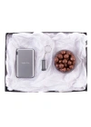 Kişiye Özel Powerbank - 4 GB Metal Anahtarlık USB Bellek Gümüş Renk - Dragee