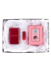 Kişiye Özel Powerbank Kırmızı 32 GB USB Bellek Kırmızı Premium Kahve - Yeni İş Hediyeleri