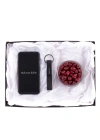 Kişiye Özel Powerbank - Metal Anahtarlık - Dragee - Siyah