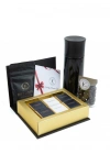 Kişiye Özel Sızdırmaz Termos Siyah - Brown Book Madlen Mix. Çikolata - Fıstık Bitter Draje 100 Gr - Endorfia Premium 40 Gr Filtre Kahve