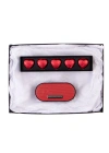 Single Slim Fıstıklı Kalp Çikolata Red - Bluetooth Hoparlör Kırmızı