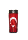 Türk Bayrağı Tasarımlı Termos Endorfia Kahveli Hediye Kutusu