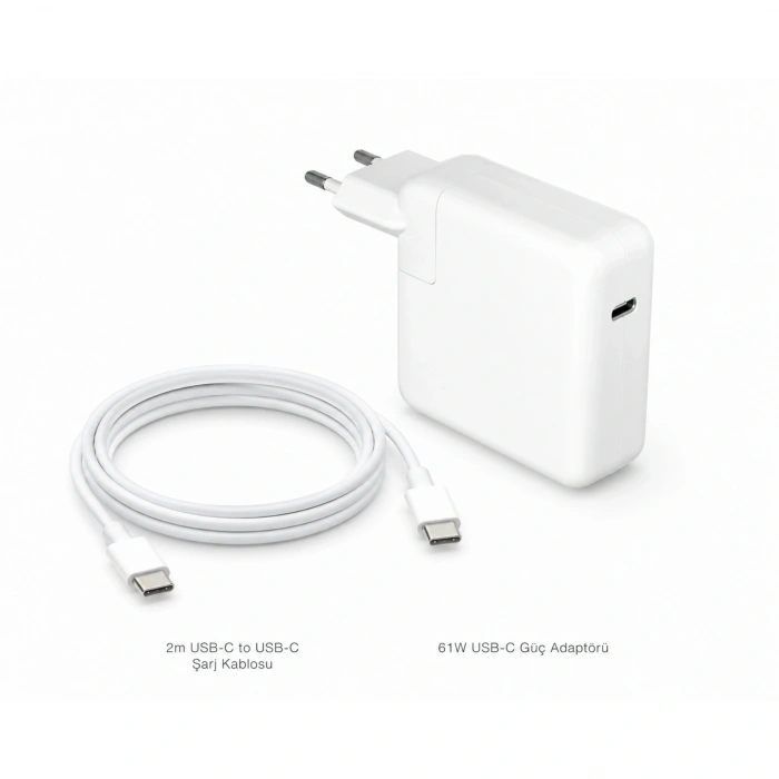 Apple A1947 61W USB-C Güç Adaptörü