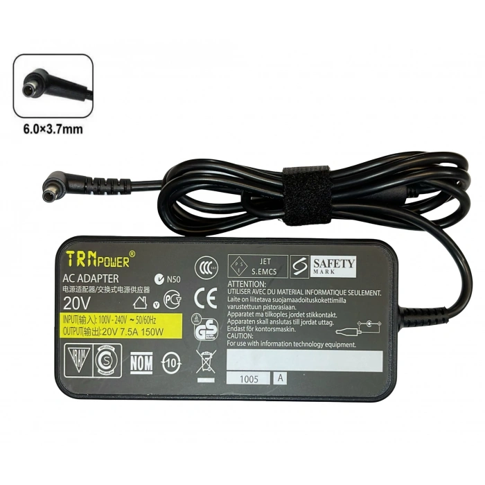 Asus A18-150P1A 6.0x3.7mm Notebook Adaptör Şarj Aleti