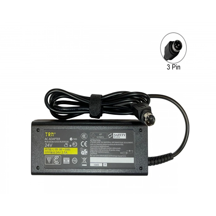 Gve GM601-240250 3 Pin Barkod Yazıcı Adaptörü