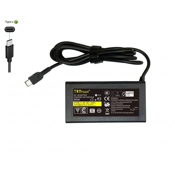 Lenovo 20V 4.75A 95W Type-C Notebook Adaptör Şarj Aleti