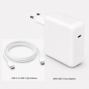 Apple MacBook A2166 96W USB-C Güç Adaptörü